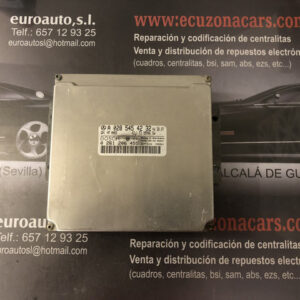 Centralita mercedes benz clase clk cabrio bm 208 1998 2 0 200 208 435 2 0 ltr 100 kw 16v cat código motor m 111 945 año 2003 color negro id 4219 referencia original a0285454232 referencia equivalente 0261206455 261206455