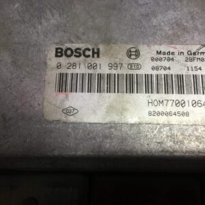 0 281 001 997 0281001997 8200064508 hom7700106485 bosch edc 15c3 3 2 bosch edc15c332 centralita de motor bosch ecm ecu renault laguna 1 9dci f9t 718