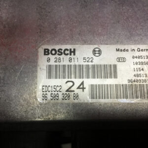 0 281 011 522 0281011522 96 509 320 80 9650932080 bosch edc 15c2 10 1 bosch edc15c2101 centralita de motor ecu ecm citroen