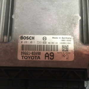 0 281 011 733 0281011733 89661 02a90 8966102a90 toyota bosch a9 bosch edc 16c10 6 2 bosch edc16c1062