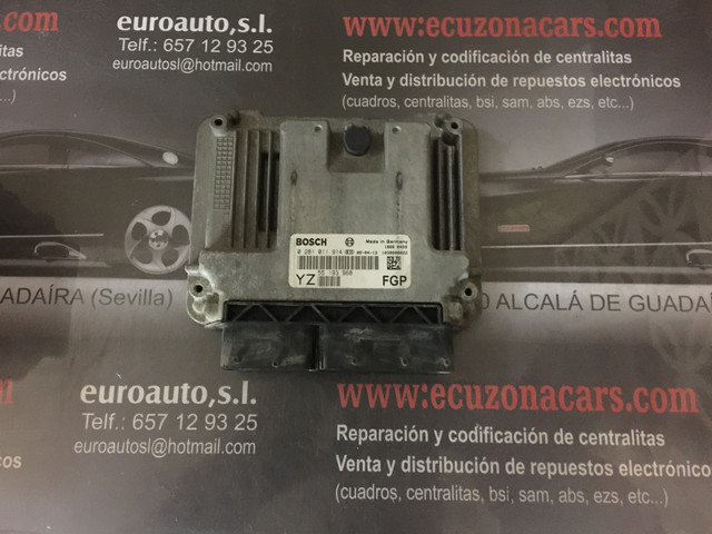 0 281 011 914 0281011914 55 193 968 55193968 bosch edc 16c9 3 21 bosch edc16c9321 centralita de motor opel astra vectra zafira meriva ecu ecm unidad de control computadora
