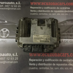 0 281 012 526 0281012526 966579080 96 665 790 80 bosch edc 16c34 4 61 bosch edc16c34461 centralita motor uce peugeot 207 1 4 hdi ecu ecm unidad de control