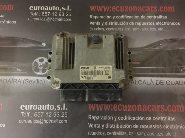 0 281 012 549 0281012549 55 198 922 55198922 bosch edc 16c9 3 12 bosch edc16c9312 centralita de motor opel astra vectra zafira ecu ecm unidad de control computadora