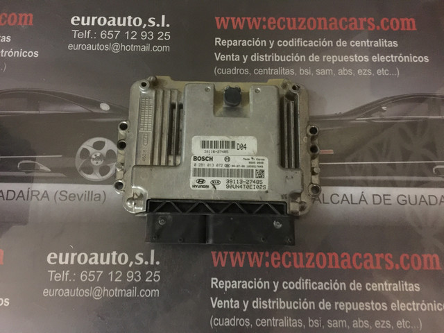 0 281 013 072 0281013072 39113 27485 3911327485 bosch edc 16c39 5 41 bosch edc16c39541 centralita de motor kia carens d4ea centralita de motor ecm ecu unidad de control computadora 2