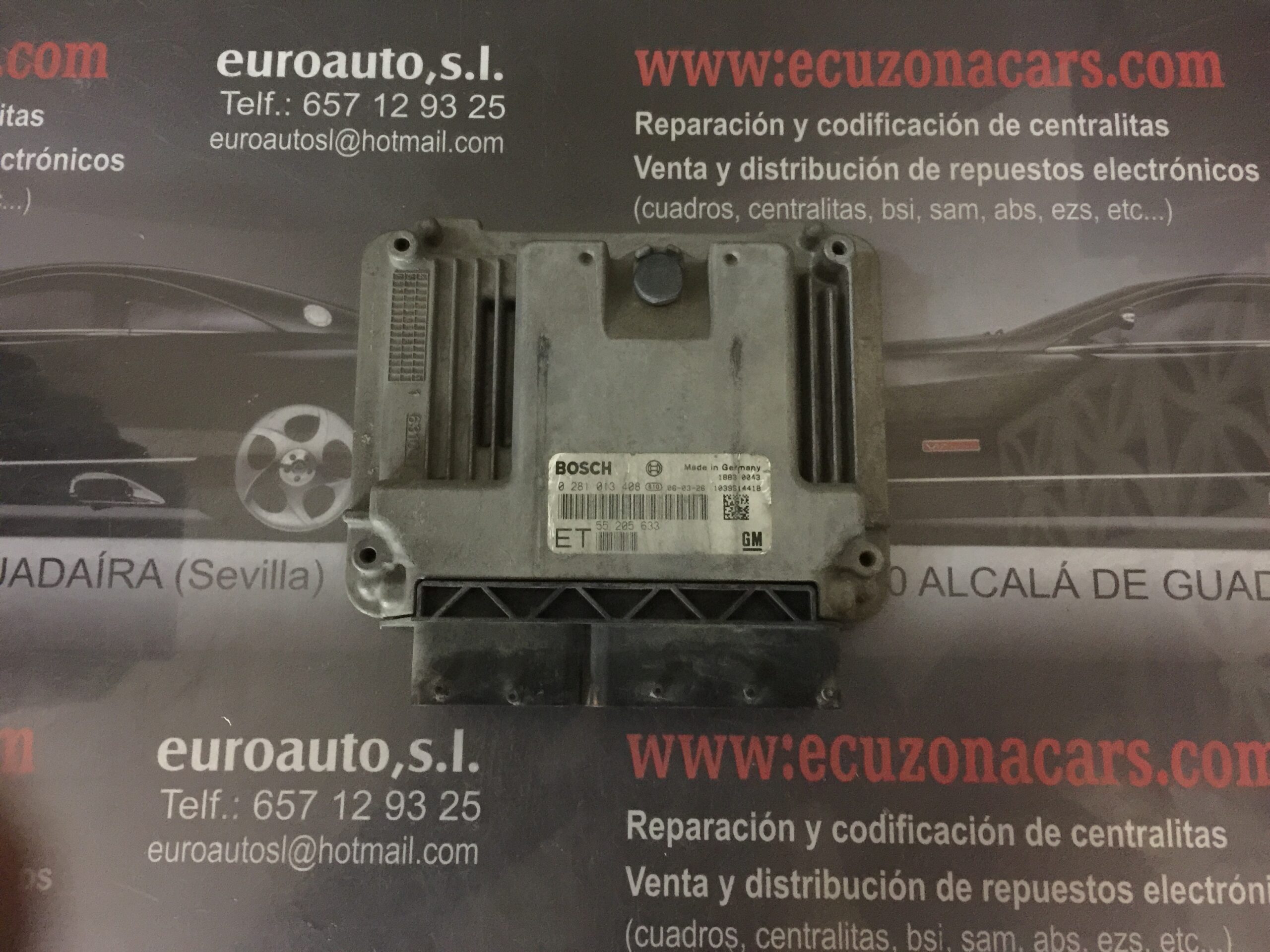 0 281 013 408 0281013408 55 205 633 55205633 bosch edc 16c9 3 21 bosch edc16c9321 centralita de motor opel astra vectra meriva ecu ecm unidad de control computadora