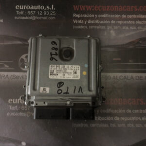 0 281 014 185 0281014185 a 646 150 11 77 a6461501177 bosch edc 16cp31 8 21 bosch edc 16cp31821 centralita de motor mercedes benz vito w639 109cdi om646