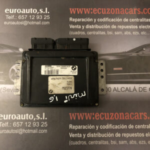 Ecu centralita de motor mini one cooper 1 6 siemens s118012001 l s118012001l 1214 7520019 01 1214752001901