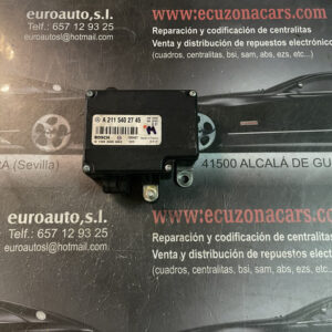 a 211 540 27 45 a2115402745 hw1602 sw3202 modulo de carga de bateria mercedes benz clase e w211 disponemos de la posibilidad de realizar clonaciones y codificaciones , alquiler de centralitas reparacion de abs airbags , cuadros, tarjetas y direcciones Copia de llaves centralita del motor / motorsteuergerät / engine control unit unidad reprogramaciones egr dpr filtro de particulas , CONSULTAR PRECIOS Y DISPONIBLIDAD