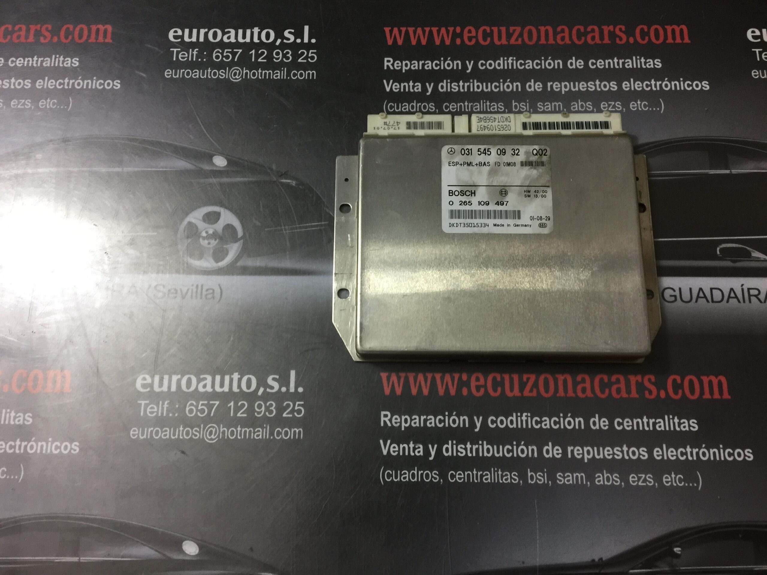 031 545 03 32 esp pml bas unidad de control mercedes benz clase s w220 disponemos de la posibilidad de realizar clonaciones y codificaciones , alquiler de centralitas reparacion de abs airbags , cuadros, tarjetas y direcciones Copia de llaves centralita del motor / motorsteuergerät / engine control unit unidad reprogramaciones egr dpr filtro de particulas , CONSULTAR PRECIOS Y DISPONIBLIDAD