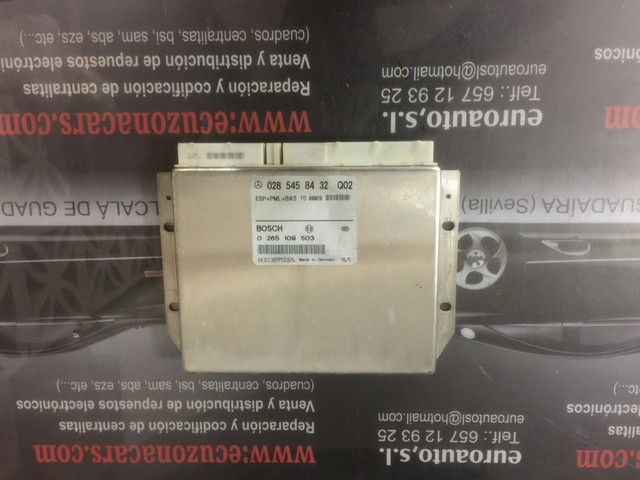 028 545 84 32 unidad de control esp pml bas mercedes benz clase e w210 s w220 99m09 disponemos de la posibilidad de realizar clonaciones y codificaciones , alquiler de centralitas reparacion de abs airbags , cuadros, tarjetas y direcciones Copia de llaves centralita del motor / motorsteuergerät / engine control unit unidad reprogramaciones egr dpr filtro de particulas , CONSULTAR PRECIOS Y DISPONIBLIDAD