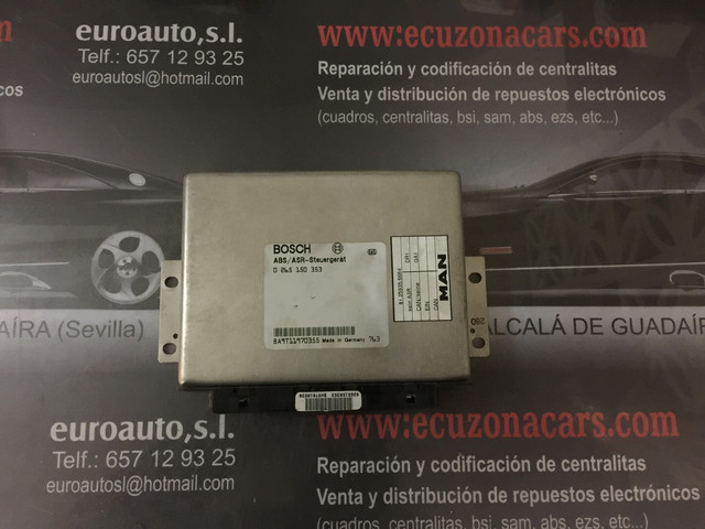 unidad de control abs asr man tga tge tgx disponemos de la posibilidad de realizar clonaciones y codificaciones , alquiler de centralitas reparacion de abs airbags , cuadros, tarjetas y direcciones Copia de llaves centralita del motor / motorsteuergerät / engine control unit unidad reprogramaciones egr dpr filtro de particulas , CONSULTAR PRECIOS Y DISPONIBLIDAD