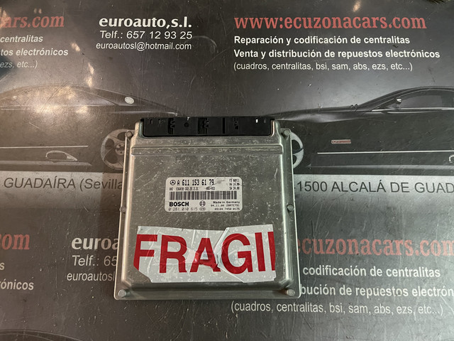 0 281 010 615 a 611 153 61 79 a6111536179 BOSCH EDC 15C6-4.35 BOSCH EDC15C6435 centralita de motor mercedes benz sprinter w905 (1) disponemos de la posibilidad de realizar clonaciones y codificaciones , alquiler de centralitas reparacion de abs airbags , cuadros, tarjetas y direcciones Copia de llaves centralita del motor / motorsteuergerät / engine control unit unidad reprogramaciones egr dpr filtro de particulas , CONSULTAR PRECIOS Y DISPONIBLIDAD