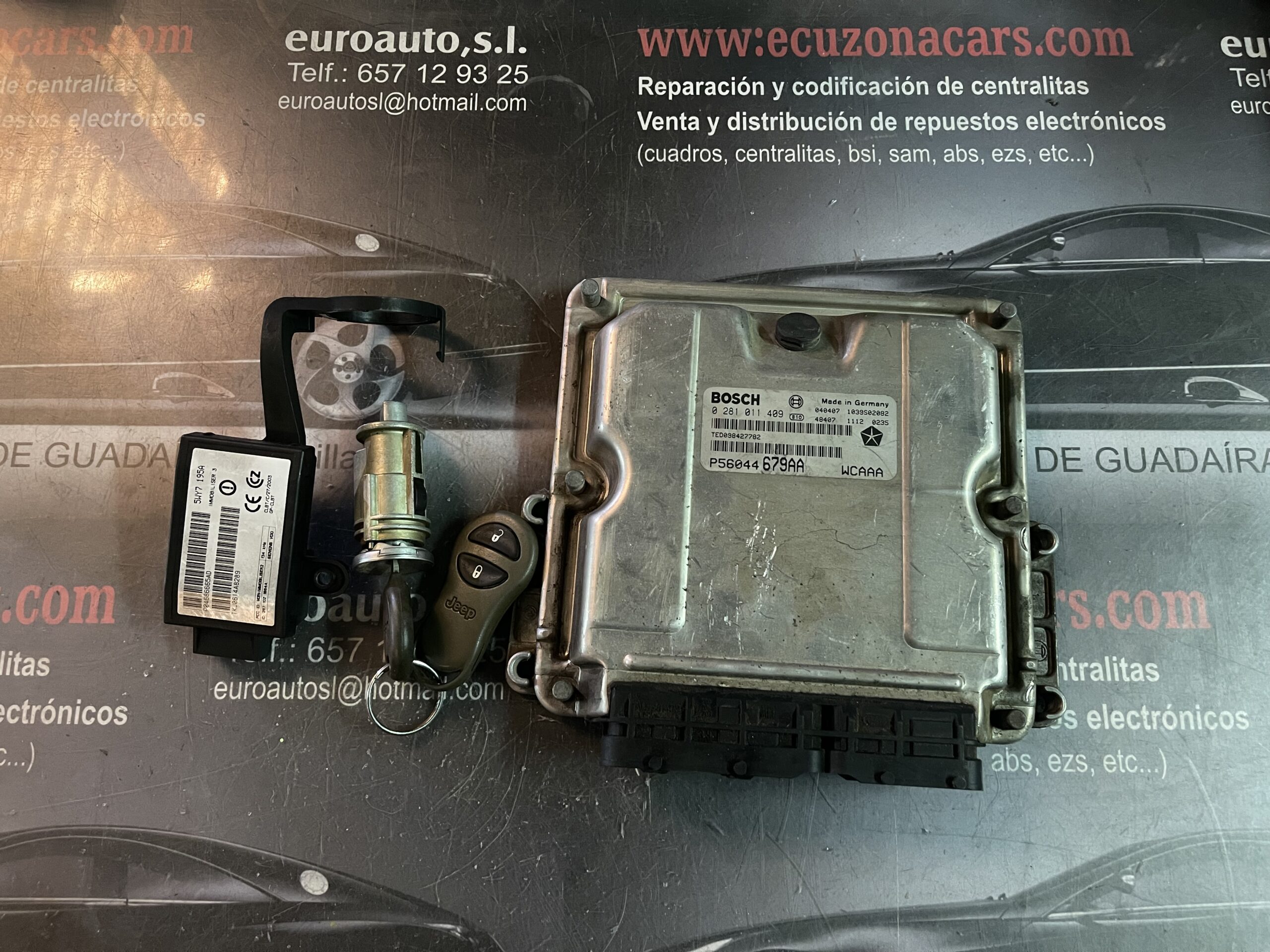 0 281 011 409 0 p56044679aa BOSCH EDC 15C5-7.17 BOSCH EDC15C5717 chrysler jeep kit de arranque disponemos de la posibilidad de realizar clonaciones y codificaciones , alquiler de centralitas reparacion de abs airbags , cuadros, tarjetas y direcciones Copia de llaves centralita del motor / motorsteuergerät / engine control unit unidad reprogramaciones egr dpr filtro de particulas , CONSULTAR PRECIOS Y DISPONIBLIDAD