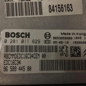 96 589 445 80 BOSCH EDC 16C34-2.10 BOSCH EDC16C34210 centraltia de motor psa citroen peugeot 307 disponemos de la posibilidad de realizar clonaciones y codificaciones , alquiler de centralitas reparacion de abs airbags , cuadros, tarjetas y direcciones Copia de llaves centralita del motor / motorsteuergerät / engine control unit unidad reprogramaciones egr dpr filtro de particulas , CONSULTAR PRECIOS Y DISPONIBLIDAD