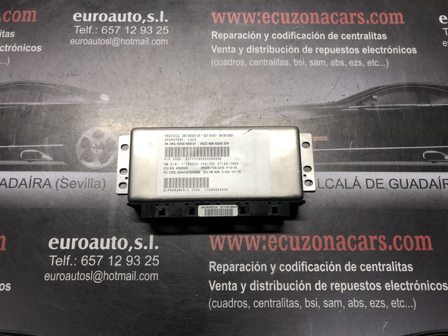 UNIAD DE CONTROL DE ABS IVECO TECTOR disponemos de la posibilidad de realizar clonaciones y codificaciones , alquiler de centralitas reparacion de abs airbags , cuadros, tarjetas y direcciones Copia de llaves centralita del motor / motorsteuergerät / engine control unit unidad reprogramaciones egr dpr filtro de particulas , CONSULTAR PRECIOS Y DISPONIBLIDAD