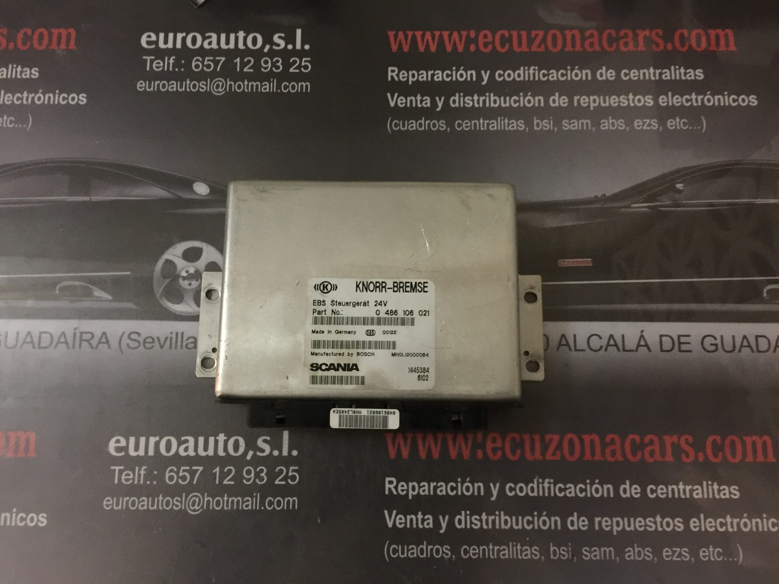 unidad ebs scania knorr bremse disponemos de la posibilidad de realizar clonaciones y codificaciones , alquiler de centralitas reparacion de abs airbags , cuadros, tarjetas y direcciones Copia de llaves centralita del motor / motorsteuergerät / engine control unit unidad reprogramaciones egr dpr filtro de particulas , CONSULTAR PRECIOS Y DISPONIBLIDAD