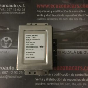 3x5398 centralita de abs mercedes benz atego knorr bremse disponemos de la posibilidad de realizar clonaciones y codificaciones , alquiler de centralitas reparacion de abs airbags , cuadros, tarjetas y direcciones Copia de llaves centralita del motor / motorsteuergerät / engine control unit unidad reprogramaciones egr dpr filtro de particulas , CONSULTAR PRECIOS Y DISPONIBLIDAD
