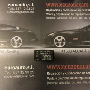 0 281 001 013 rele elr diesel disponemos de la posibilidad de realizar clonaciones y codificaciones , alquiler de centralitas reparacion de abs airbags , cuadros, tarjetas y direcciones Copia de llaves centralita del motor / motorsteuergerät / engine control unit unidad reprogramaciones egr dpr filtro de particulas , CONSULTAR PRECIOS Y DISPONIBLIDAD