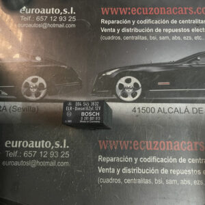 0 281 001 013 ELR DIESEL 6ZYL RELE MERCEDES BENZ disponemos de la posibilidad de realizar clonaciones y codificaciones , alquiler de centralitas reparacion de abs airbags , cuadros, tarjetas y direcciones Copia de llaves centralita del motor / motorsteuergerät / engine control unit unidad reprogramaciones egr dpr filtro de particulas , CONSULTAR PRECIOS Y DISPONIBLIDAD