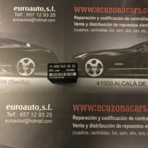 05 9996 00 05999600 rele elr ara mecedes benz w124 disponemos de la posibilidad de realizar clonaciones y codificaciones , alquiler de centralitas reparacion de abs airbags , cuadros, tarjetas y direcciones Copia de llaves centralita del motor / motorsteuergerät / engine control unit unidad reprogramaciones egr dpr filtro de particulas , CONSULTAR PRECIOS Y DISPONIBLIDAD