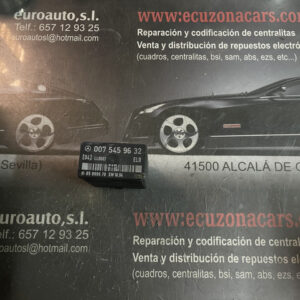 05999670 SW1094 05 9996 70 SW1094 ELR MERCEDES BENZ RELE RALENTI MERCEDES BENZ W124 disponemos de la posibilidad de realizar clonaciones y codificaciones , alquiler de centralitas reparacion de abs airbags , cuadros, tarjetas y direcciones Copia de llaves centralita del motor / motorsteuergerät / engine control unit unidad reprogramaciones egr dpr filtro de particulas , CONSULTAR PRECIOS Y DISPONIBLIDAD