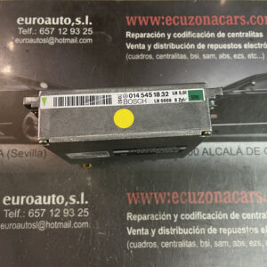 014 545 18 32 0 LH5.0 0 280 002 534 UNDAD DE CONTROL MERCEDES BENZ CLASE S W140 5.0 disponemos de la posibilidad de realizar clonaciones y codificaciones , alquiler de centralitas reparacion de abs airbags , cuadros, tarjetas y direcciones Copia de llaves centralita del motor / motorsteuergerät / engine control unit unidad reprogramaciones egr dpr filtro de particulas , CONSULTAR PRECIOS Y DISPONIBLIDAD