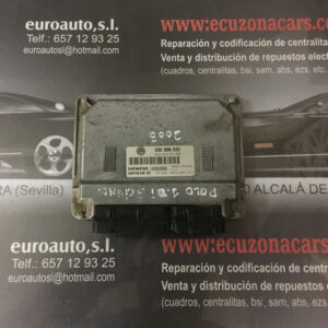 Centralita motor, ECU, centralita inyección; L, L, Siemens 5WP40194 05. VW Polo 9N 1. 2 12v (64 cv). disponemos de la posibilidad de realizar clonaciones y codificaciones , alquiler de centralitas reparacion de abs airbags , cuadros, tarjetas y direcciones Copia de llaves centralita del motor / motorsteuergerät / engine control unit unidad reprogramaciones egr dpr filtro de particulas , CONSULTAR PRECIOS Y DISPONIBLIDAD