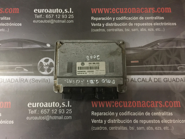 03e 906 033 5wp4014803 simos 3pe centralita de motor vag disponemos de la posibilidad de realizar clonaciones y codificaciones , alquiler de centralitas reparacion de abs airbags , cuadros, tarjetas y direcciones Copia de llaves centralita del motor / motorsteuergerät / engine control unit unidad reprogramaciones egr dpr filtro de particulas , CONSULTAR PRECIOS Y DISPONIBLIDAD