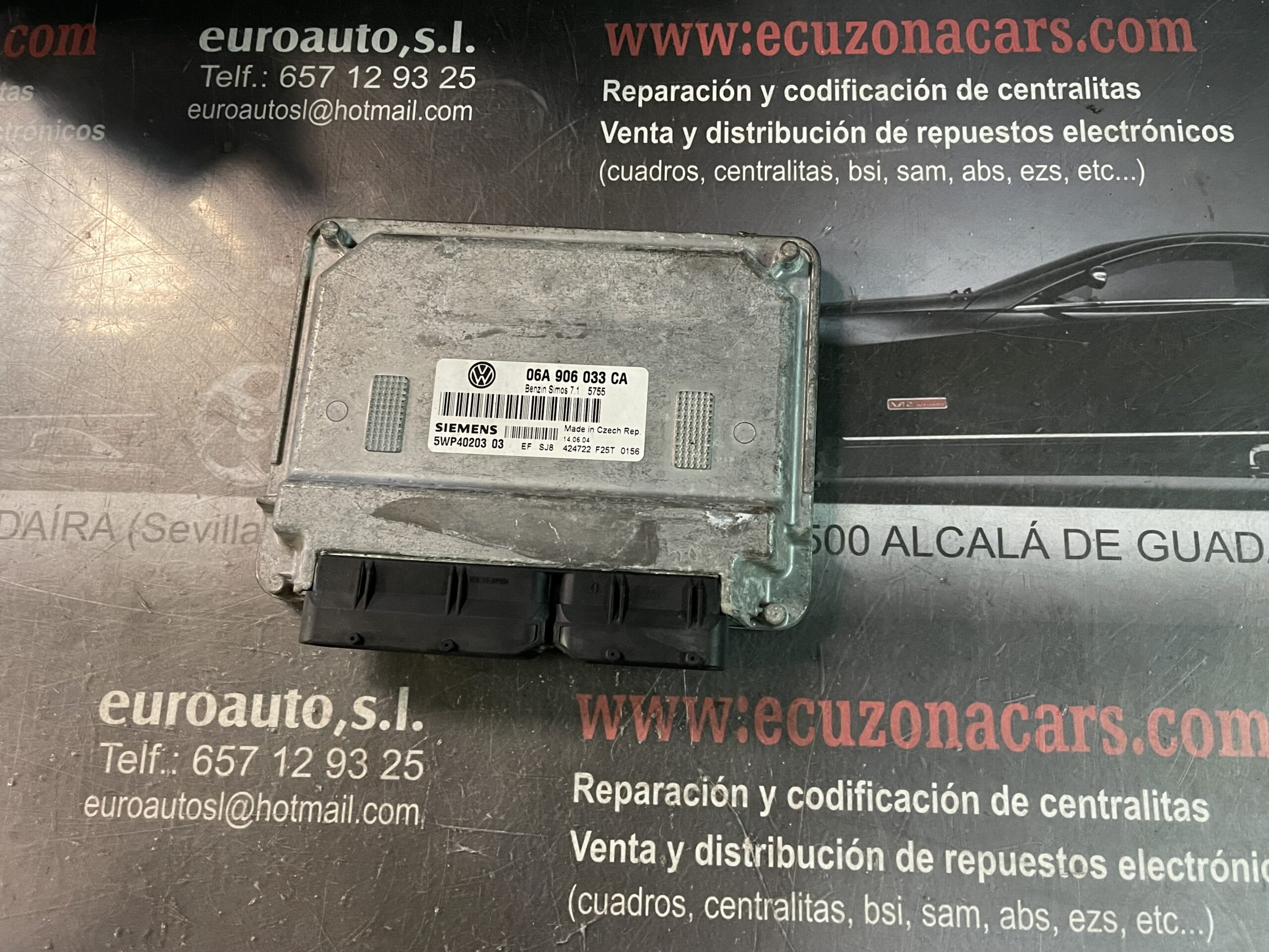 06a 906 033 ca 5wp4020303 simos7.1 simos71 centralita de motor volkswagen golf (2) disponemos de la posibilidad de realizar clonaciones y codificaciones , alquiler de centralitas reparacion de abs airbags , cuadros, tarjetas y direcciones Copia de llaves centralita del motor / motorsteuergerät / engine control unit unidad reprogramaciones egr dpr filtro de particulas , CONSULTAR PRECIOS Y DISPONIBLIDAD