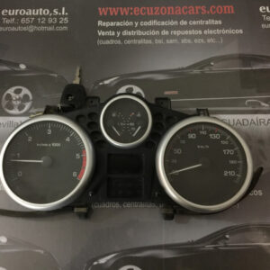 4cbvm cuadro de instrumentos peugeot 207 disponemos de la posibilidad de realizar clonaciones y codificaciones , alquiler de centralitas reparacion de abs airbags , cuadros, tarjetas y direcciones Copia de llaves centralita del motor / motorsteuergerät / engine control unit unidad reprogramaciones egr dpr filtro de particulas , CONSULTAR PRECIOS Y DISPONIBLIDAD