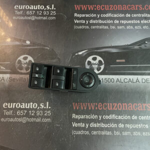 5011 0117 K2 BOTONERA ELEVALUNAS OPEL ASTRA H MANDO ELEVALUNAS (2) disponemos de la posibilidad de realizar clonaciones y codificaciones , alquiler de centralitas reparacion de abs airbags , cuadros, tarjetas y direcciones Copia de llaves centralita del motor / motorsteuergerät / engine control unit unidad reprogramaciones egr dpr filtro de particulas , CONSULTAR PRECIOS Y DISPONIBLIDAD