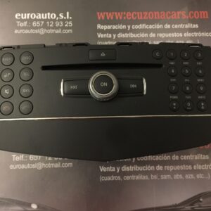 A 204 870 55 90 A2048700089 A 204 870 00 89 A0004424760 RADIO CD NAVEGADOR MERCEDES BENZ CLASE C W204 disponemos de la posibilidad de realizar clonaciones y codificaciones , alquiler de centralitas reparacion de abs airbags , cuadros, tarjetas y direcciones Copia de llaves centralita del motor / motorsteuergerät / engine control unit unidad reprogramaciones egr dpr filtro de particulas , CONSULTAR PRECIOS Y DISPONIBLIDAD