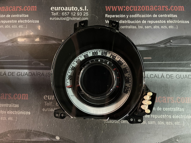 PTSE13837 CUADRO DE INSTRUMENTOS FIAT 500 Cuadro instrumentos fiat nuova 500 ref 735516089 ref 735516089. disponemos de la posibilidad de realizar clonaciones y codificaciones , alquiler de centralitas reparacion de abs airbags , cuadros, tarjetas y direcciones Copia de llaves centralita del motor / motorsteuergerät / engine control unit unidad reprogramaciones egr dpr filtro de particulas , CONSULTAR PRECIOS Y DISPONIBLIDAD
