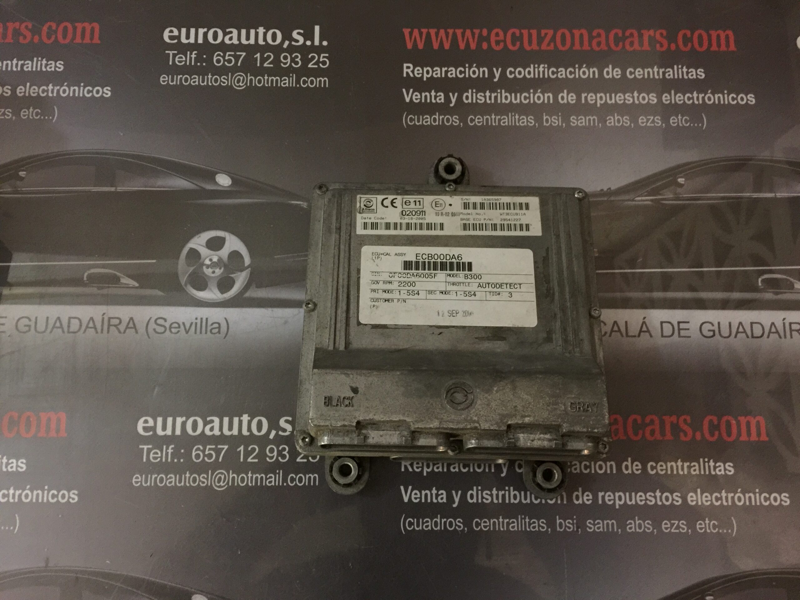 ecb00da6 0f00da6005f 1a365987 unidad de cambio automatico allison disponemos de la posibilidad de realizar clonaciones y codificaciones , alquiler de centralitas reparacion de abs airbags , cuadros, tarjetas y direcciones Copia de llaves centralita del motor / motorsteuergerät / engine control unit unidad reprogramaciones egr dpr filtro de particulas