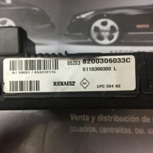 s118399300l upc x84 n3 upcx84n3 caja de fusibles uch renault megane disponemos de la posibilidad de realizar clonaciones y codificaciones , alquiler de centralitas reparacion de abs airbags , cuadros, tarjetas y direcciones Copia de llaves centralita del motor / motorsteuergerät / engine control unit unidad reprogramaciones egr dpr filtro de particulas , CONSULTAR PRECIOS Y DISPONIBLIDAD
