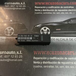 202 542 05 32 350066 97m02 rele mercedes benz clase c w202 disponemos de la posibilidad de realizar clonaciones y codificaciones , alquiler de centralitas reparacion de abs airbags , cuadros, tarjetas y direcciones Copia de llaves centralita del motor / motorsteuergerät / engine control unit unidad reprogramaciones egr dpr filtro de particulas , CONSULTAR PRECIOS Y DISPONIBLIDAD