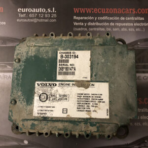 80876d 00511080 volvo engine model d6b250 ec99 centralita de motor volvo ecm ecu