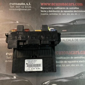 5dk 008 485 12 5dk00848512 hw2904 sw3903 unidad sam mercedes benz clase c w203 clk w209 disponemos de la posibilidad de realizar clonaciones y codificaciones , alquiler de centralitas reparacion de abs airbags , cuadros, tarjetas y direcciones Copia de llaves centralita del motor / motorsteuergerät / engine control unit unidad reprogramaciones egr dpr filtro de particulas , CONSULTAR PRECIOS Y DISPONIBLIDAD