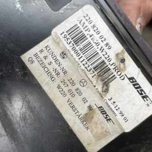 220 820 02 89 amplificador bose mercedes benz clase s w220 s500 disponemos de la posibilidad de realizar clonaciones y codificaciones , alquiler de centralitas reparacion de abs airbags , cuadros, tarjetas y direcciones Copia de llaves centralita del motor / motorsteuergerät / engine control unit unidad reprogramaciones egr dpr filtro de particulas , CONSULTAR PRECIOS Y DISPONIBLIDAD