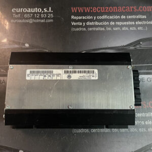 3D0 035 465 A AMPLIFICADOR DE SONIDO VOLKSWAGEN TOUAREG (1) disponemos de la posibilidad de realizar clonaciones y codificaciones , alquiler de centralitas reparacion de abs airbags , cuadros, tarjetas y direcciones Copia de llaves centralita del motor / motorsteuergerät / engine control unit unidad reprogramaciones egr dpr filtro de particulas , CONSULTAR PRECIOS Y DISPONIBLIDAD