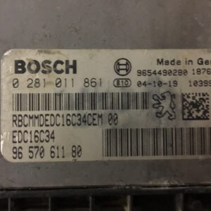 96 570 611 80 BOSCH EDC 16C34-2.50 BOSCH EDC16C34250 centralita de motor peugeot citroen ecu ecm unidad de control disponemos de la posibilidad de realizar clonaciones y codificaciones , alquiler de centralitas reparacion de abs airbags , cuadros, tarjetas y direcciones Copia de llaves centralita del motor / motorsteuergerät / engine control unit unidad reprogramaciones egr dpr filtro de particulas , CONSULTAR PRECIOS Y DISPONIBLIDAD