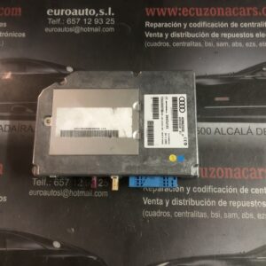 4E0910333F 2A4C5J1X5 T2AUDX0706 UNIDAD DE TELEFONO AUDI A6 4F disponemos de la posibilidad de realizar clonaciones y codificaciones , alquiler de centralitas reparacion de abs airbags , cuadros, tarjetas y direcciones Copia de llaves centralita del motor / motorsteuergerät / engine control unit unidad reprogramaciones egr dpr filtro de particulas , CONSULTAR PRECIOS Y DISPONIBLIDAD