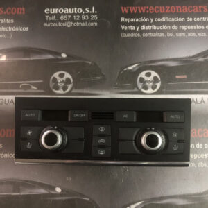 5HB 009 184 15 5HB00918415 4L0 910 043 C 4L0910043C MANDO DE CLIMA AUDI Q7 mando climatizador audi q7 (4l) v6 3. 0 tdi clean diesel ambiente. kilómetros: 178934. color: negro c9x. referencia equivalente: 4l0820043aa 4l0820043aa / 4l0820043aa4l0820043aa. observaciones: 4l0820043aa 5hb00918415. disponemos de la posibilidad de realizar clonaciones y codificaciones , alquiler de centralitas reparacion de abs airbags , cuadros, tarjetas y direcciones Copia de llaves centralita del motor / motorsteuergerät / engine control unit unidad reprogramaciones egr dpr filtro de particulas , CONSULTAR PRECIOS Y DISPONIBLIDAD