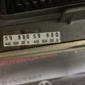 59 880 59880 disponemos de la posibilidad de realizar clonaciones y codificaciones , alquiler de centralitas reparacion de abs airbags , cuadros, tarjetas y direcciones Copia de llaves centralita del motor / motorsteuergerät / engine control unit unidad reprogramaciones egr dpr filtro de particulas