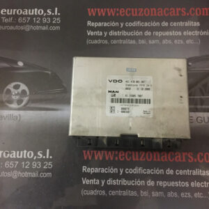81 25805 7007 elektronik ffr man vdo disponemos de la posibilidad de realizar clonaciones y codificaciones , alquiler de centralitas reparacion de abs airbags , cuadros, tarjetas y direcciones Copia de llaves centralita del motor / motorsteuergerät / engine control unit unidad reprogramaciones egr dpr filtro de particulas