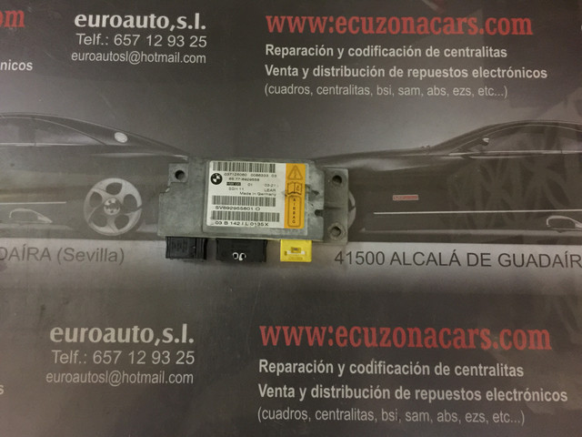 SV692955801O CENTRALITA DE AIRBAG BMW E65 730 disponemos de la posibilidad de realizar clonaciones y codificaciones , alquiler de centralitas reparacion de abs airbags , cuadros, tarjetas y direcciones Copia de llaves centralita del motor / motorsteuergerät / engine control unit unidad reprogramaciones egr dpr filtro de particulas , CONSULTAR PRECIOS Y DISPONIBLIDAD