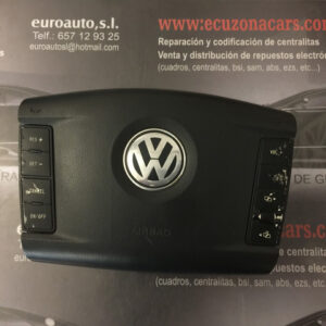 7L6 880 201 CP AIRBAG DE VOLANTE VOLKSWAGEN TOUAREG PHAETON (1) disponemos de la posibilidad de realizar clonaciones y codificaciones , alquiler de centralitas reparacion de abs airbags , cuadros, tarjetas y direcciones Copia de llaves centralita del motor / motorsteuergerät / engine control unit unidad reprogramaciones egr dpr filtro de particulas , CONSULTAR PRECIOS Y DISPONIBLIDAD