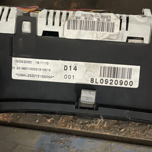 8L0 920 900 CUADRO DE INSTRUMENTOS AUDI A3 disponemos de la posibilidad de realizar clonaciones y codificaciones , alquiler de centralitas reparacion de abs airbags , cuadros, tarjetas y direcciones Copia de llaves centralita del motor / motorsteuergerät / engine control unit unidad reprogramaciones egr dpr filtro de particulas , CONSULTAR PRECIOS Y DISPONIBLIDAD