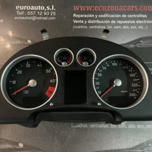 8N1 920 880 H CUADRO DE INSTRUMENTOS AUDI TT disponemos de la posibilidad de realizar clonaciones y codificaciones , alquiler de centralitas reparacion de abs airbags , cuadros, tarjetas y direcciones Copia de llaves centralita del motor / motorsteuergerät / engine control unit unidad reprogramaciones egr dpr filtro de particulas , CONSULTAR PRECIOS Y DISPONIBLIDAD