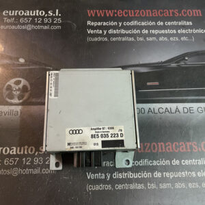 8e5 035 223 d audi b7 6366 1561766 amplificador de sonido audi a4 b7 disponemos de la posibilidad de realizar clonaciones y codificaciones , alquiler de centralitas reparacion de abs airbags , cuadros, tarjetas y direcciones Copia de llaves centralita del motor / motorsteuergerät / engine control unit unidad reprogramaciones egr dpr filtro de particulas , CONSULTAR PRECIOS Y DISPONIBLIDAD